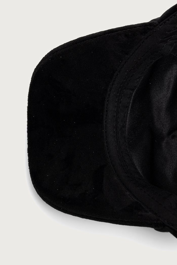 Kapa sa šiltom za žene REGAL REBELLE DIAMANTE VELOUR Juicy Couture JCAWH226718 crna