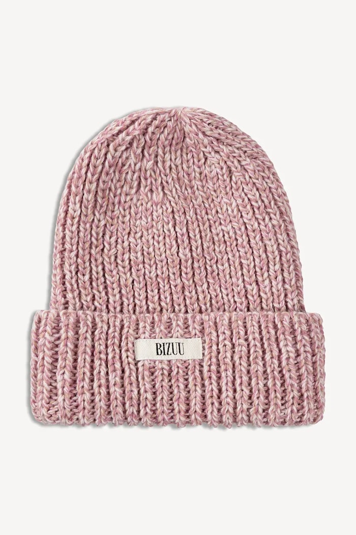 BIZUU Czapka beanie damska z dodatkiem wełny BALBI BALBI.ROZOWY różowy AW26