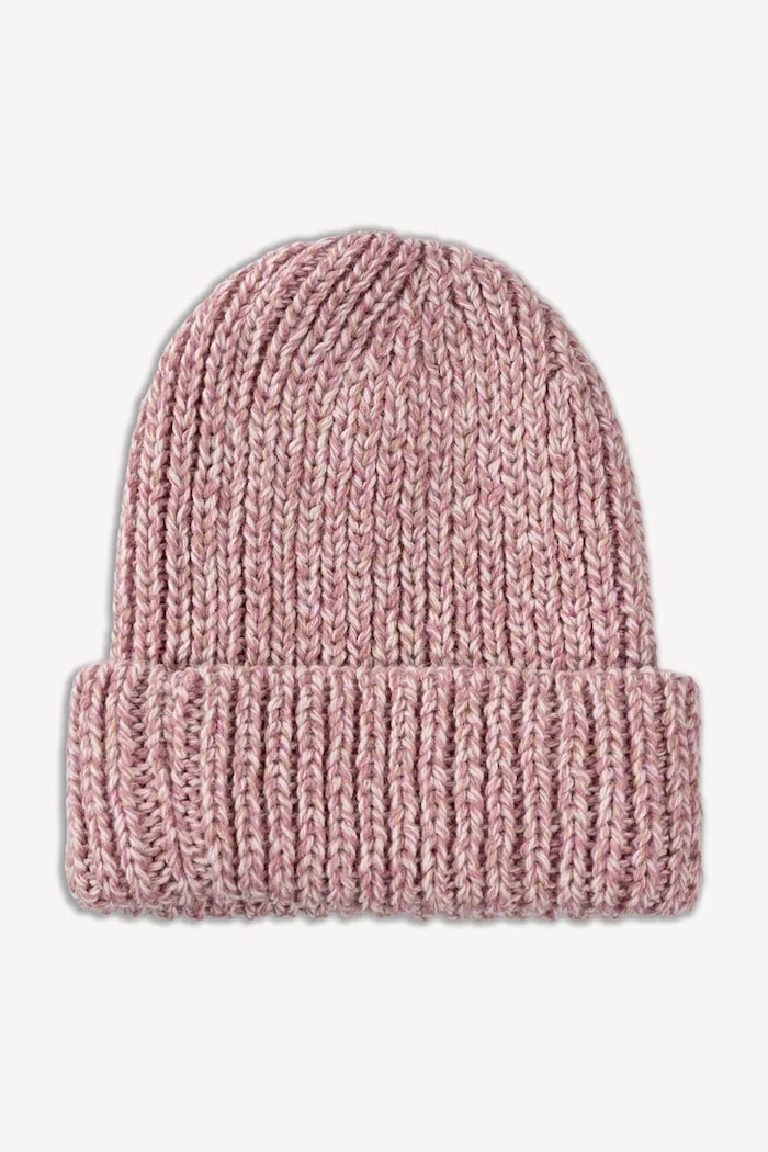 Akcesoria BIZUU Czapka beanie damska z dodatkiem wełny BALBI BALBI.ROZOWY różowy
