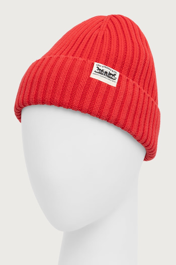 Levi's Kapa ženska bombažna W'S SUNSET 0080D rdeča AW26