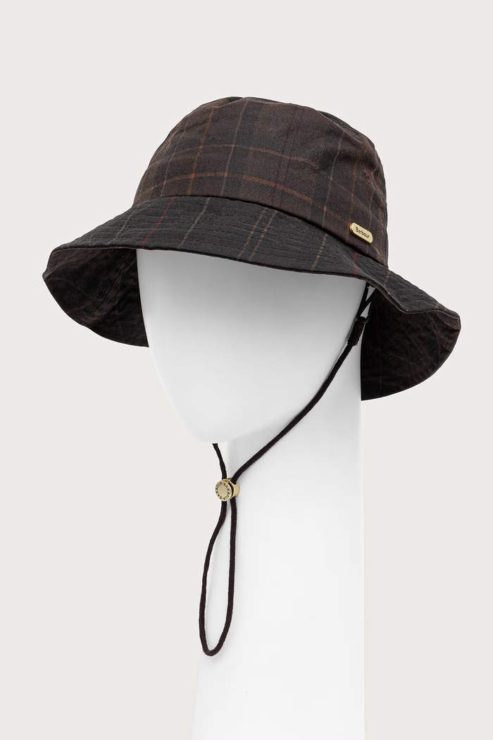 Kapelusz damski bawełniany Barbour LHA0657 zielony