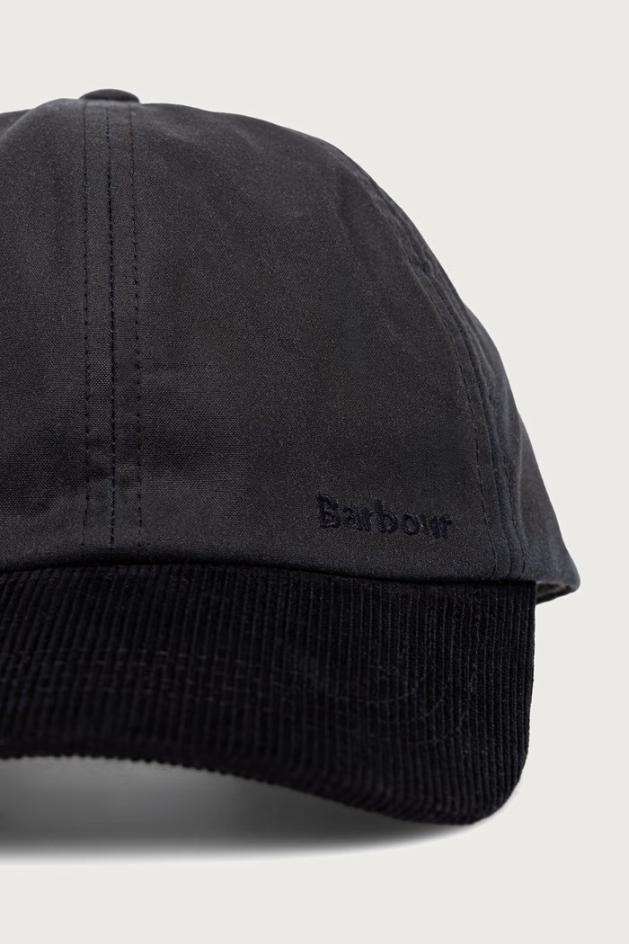 Barbour Czapka z daszkiem damska bawełniana LHA0651 granatowy AW26