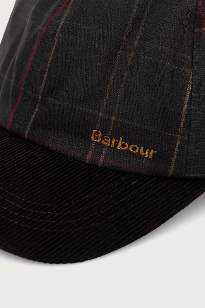 Akcesoria Barbour Czapka z daszkiem damska bawełniana LHA0650 zielony