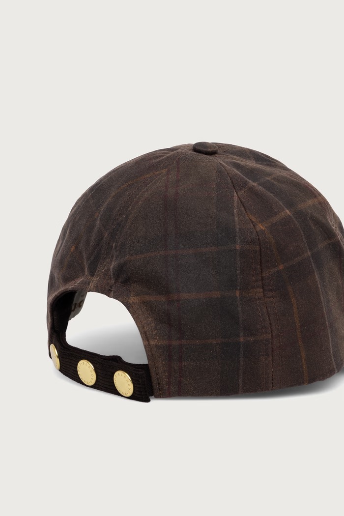 Akcesoria Barbour Czapka z daszkiem damska bawełniana LHA0650 multicolor