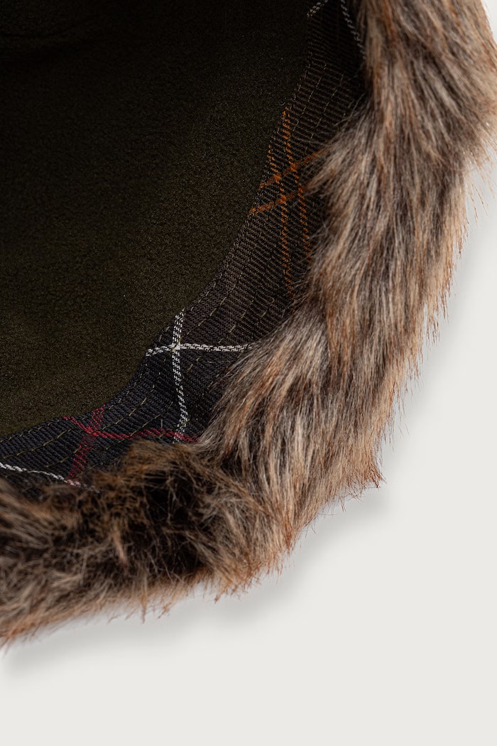 Czapka damska Barbour zielony LHA0210