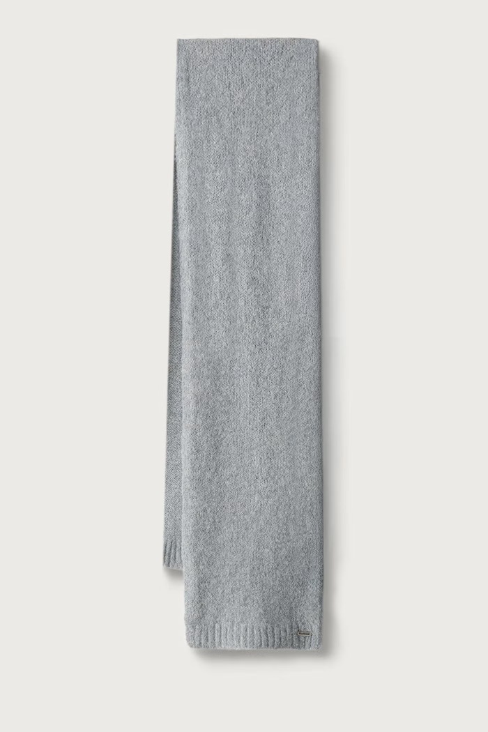 Barbour Czapka i szalik damska z dodatkiem wełny LGS0106 niebieski AW26