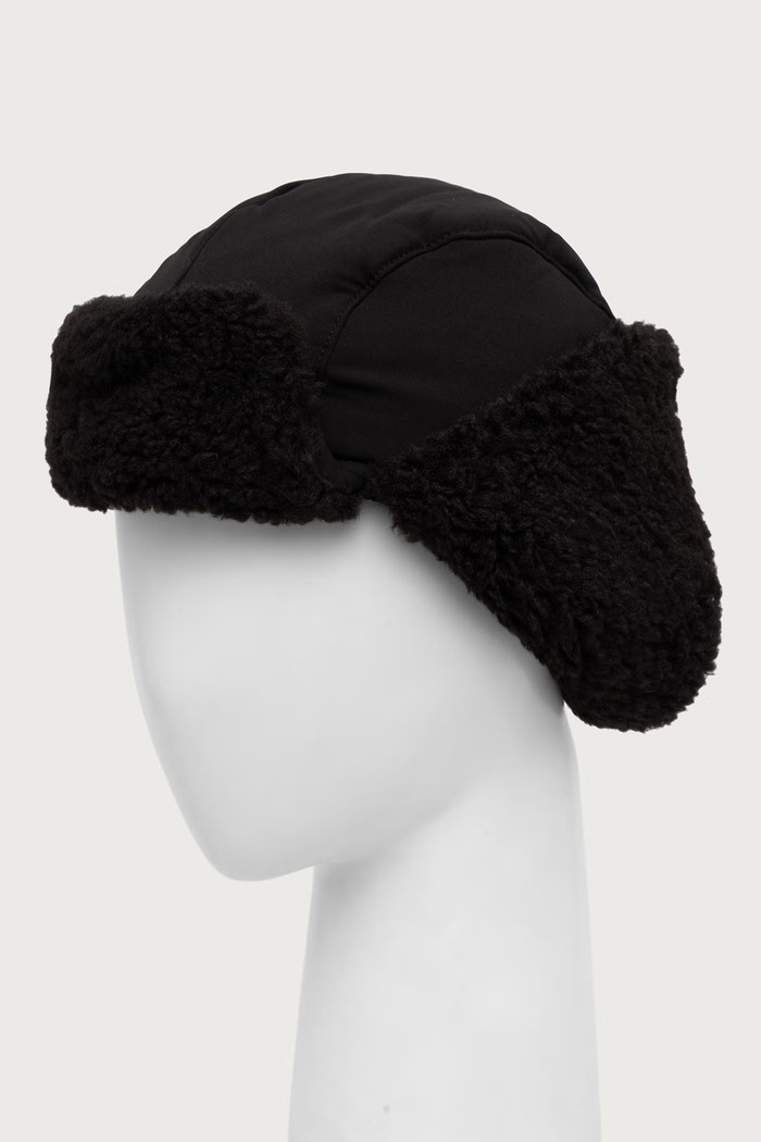 Kangol Czapka uszatka damska EXPEDITION TRAPPER K5503.BK001 czarny AW26
