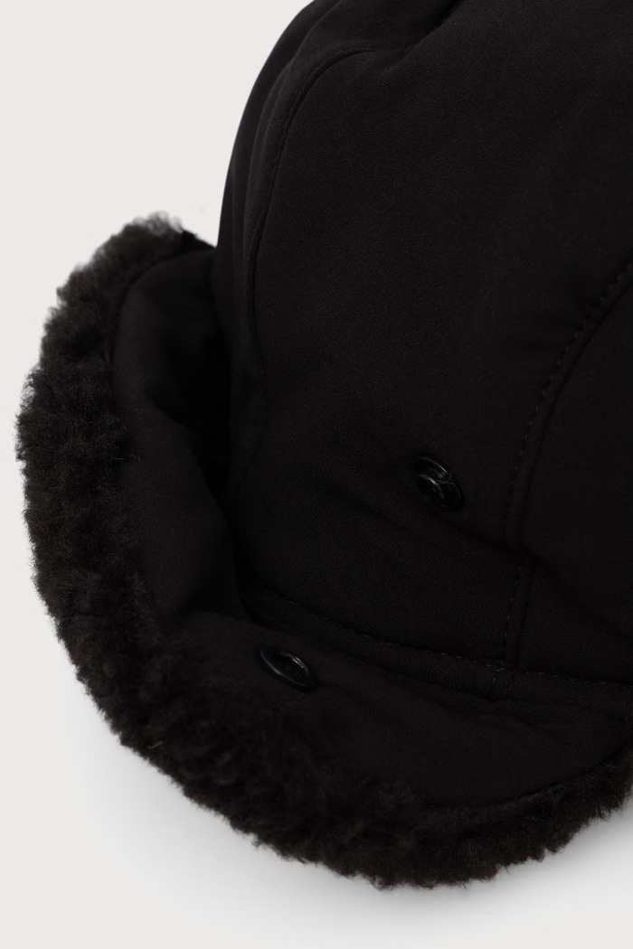 Czapka uszatka damska EXPEDITION TRAPPER Kangol K5503.BK001 czarny