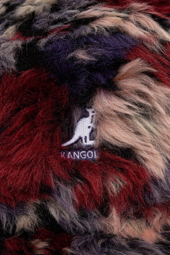 Kangol Kapelusz bucket damski FAUX FUR BUCKET K4370.PM521 bordowy AW26