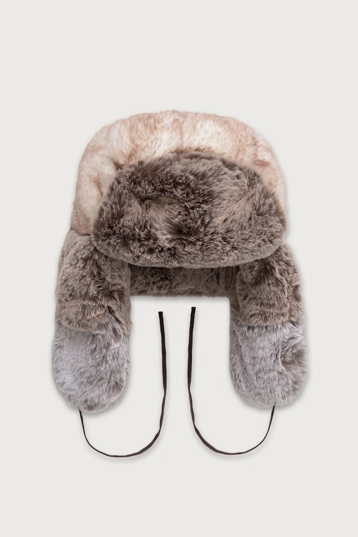 Kangol Füles sapka női MULTI FAUX FUR TRAPPER bézs K4262ST.MT302
