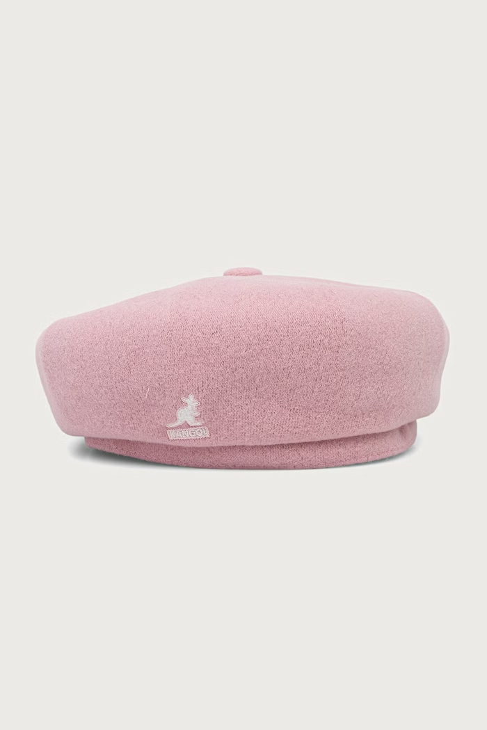 Kangol Beret z wełną WOOL JAX różowy K3107ST.BP608