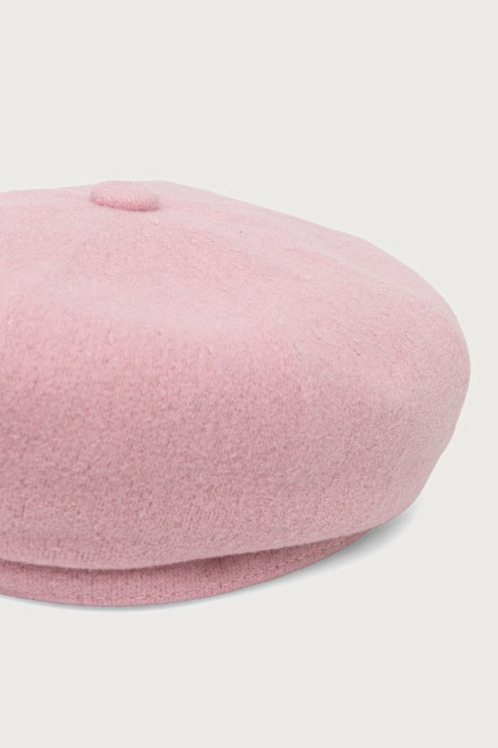 Kangol Beret z wełną WOOL JAX K3107ST.BP608 różowy AW26