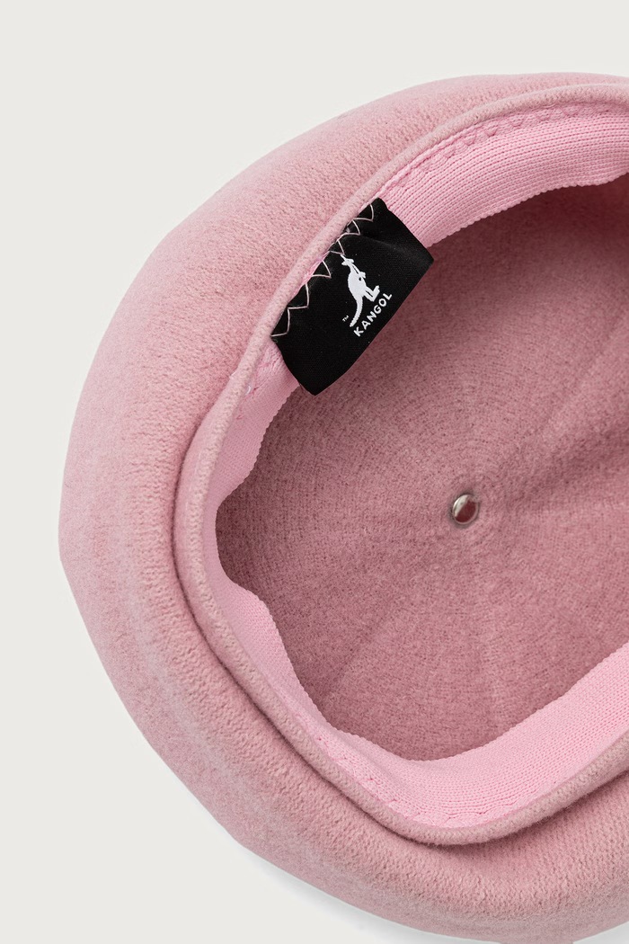 Beret z wełną WOOL JAX Kangol K3107ST.BP608 różowy