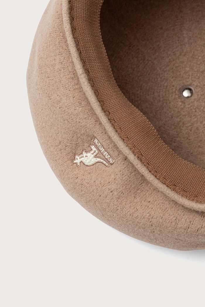 Beret damski z wełną WOOL JAX Kangol K3107ST.WT216 beżowy