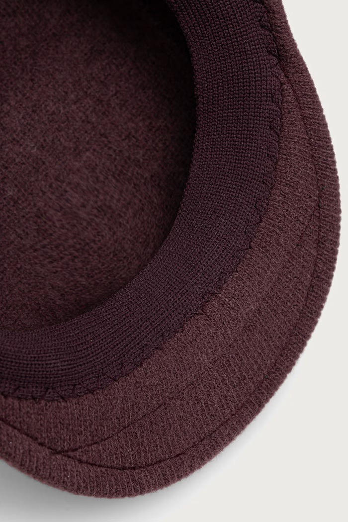 Kaszkiet damski z wełną WOOL 507 Kangol 6845BC.CP202 bordowy