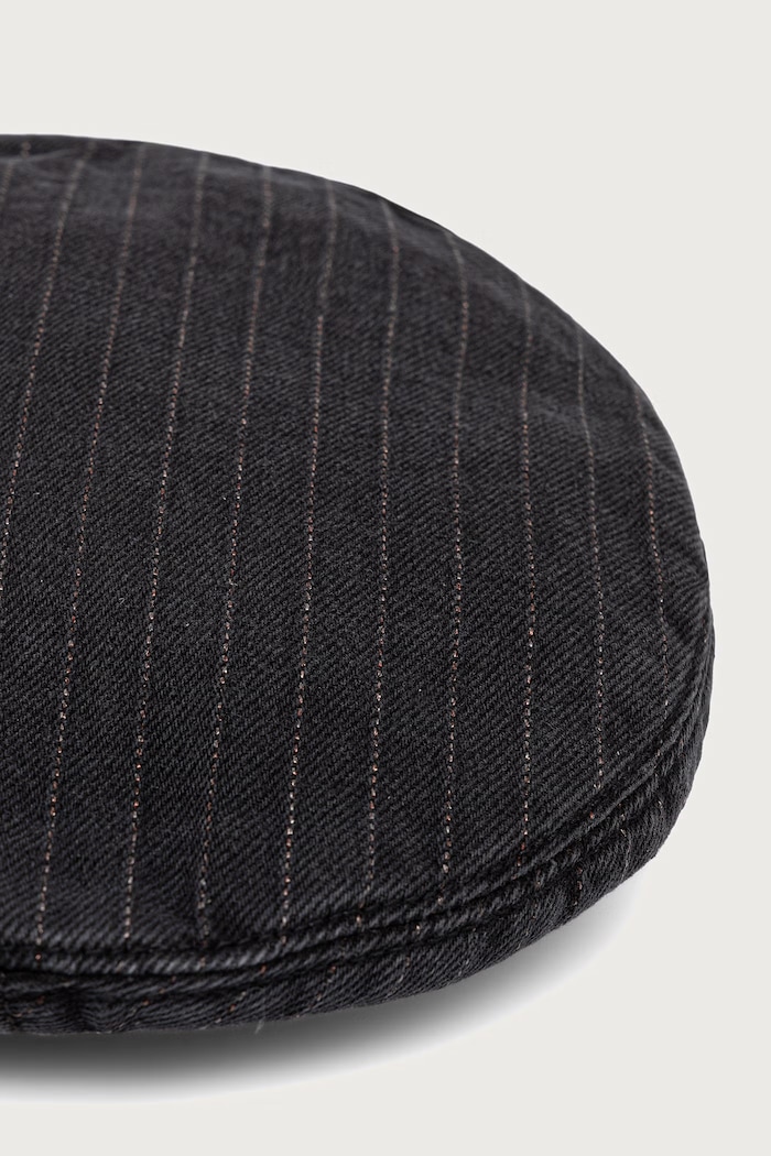 Marc O'Polo Beret damski z bawełną 5000015363 czarny AW26