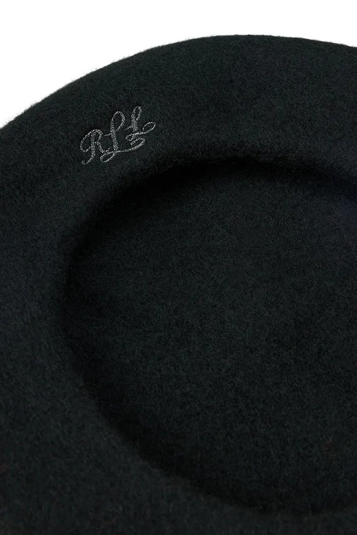 Doplňky Lauren Ralph Lauren Baret dámský s vlnou 454P23633 černá