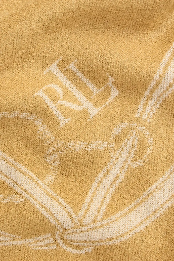 Akcesoria Lauren Ralph Lauren Komplet damski z dodatkiem wełny 454P23530 brązowy