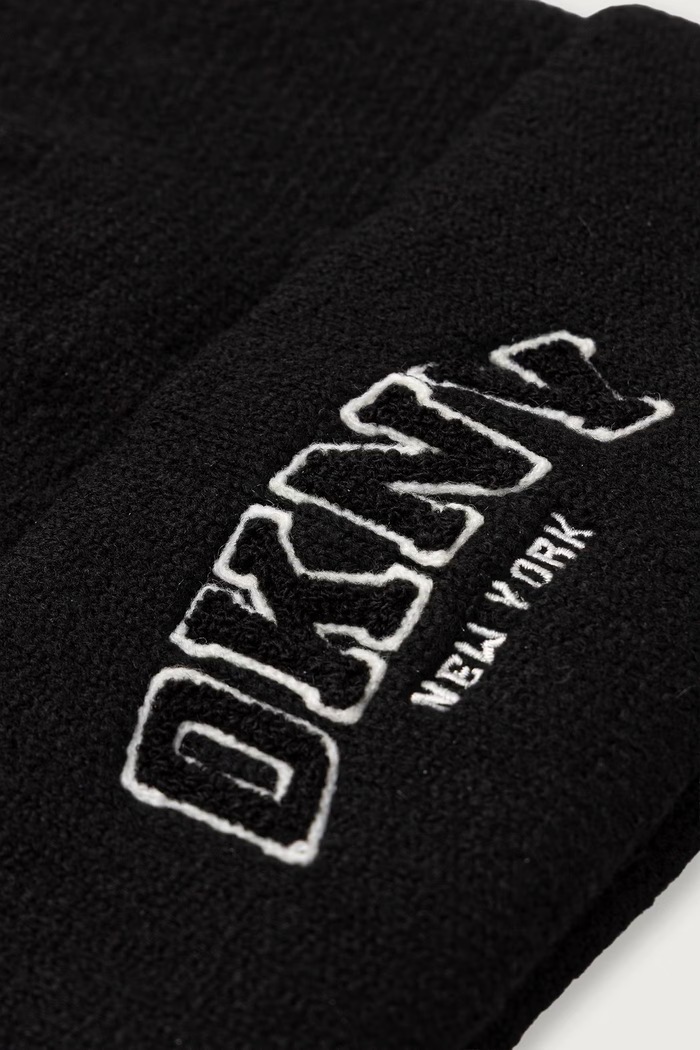 Akcesoria DKNY Czapka beanie damska D6KH1865 czarny