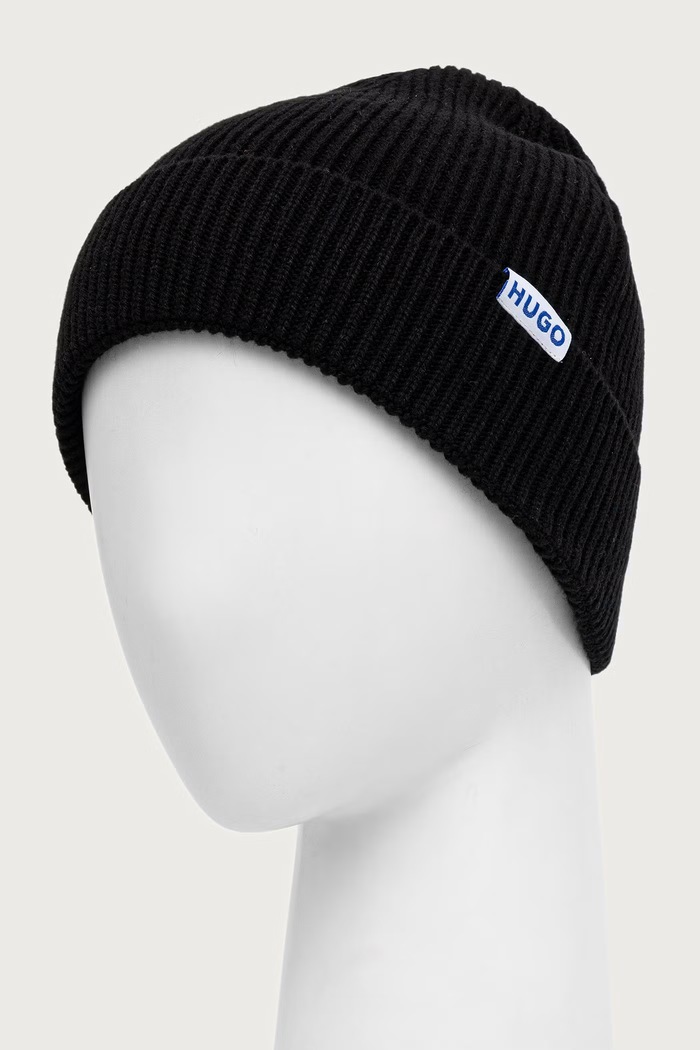 HUGO Blue Шапка дамска Xaffy_B 50569487 черен AW26