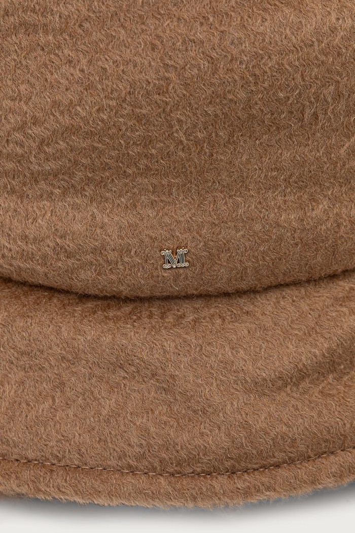 Max Mara Kapelusz wełniany damski 2624576092600 brązowy AW26