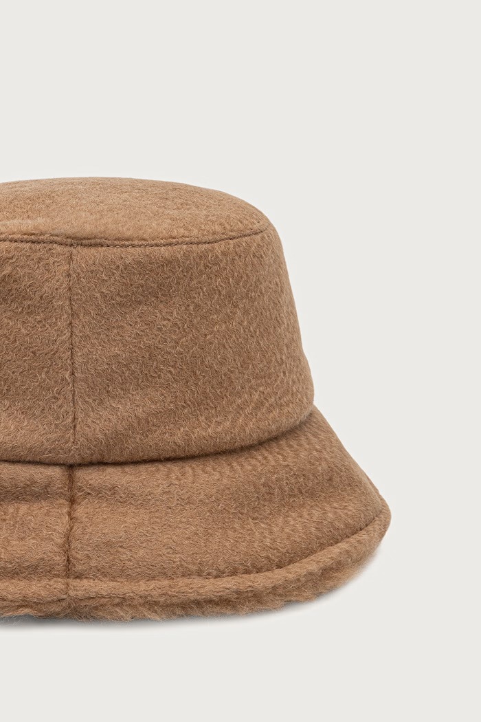 Akcesoria Max Mara Kapelusz wełniany damski 2624576092600 brązowy