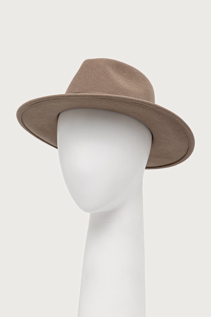 Max Mara kapelusz wełniany damski 2624576082600 beżowy AW26