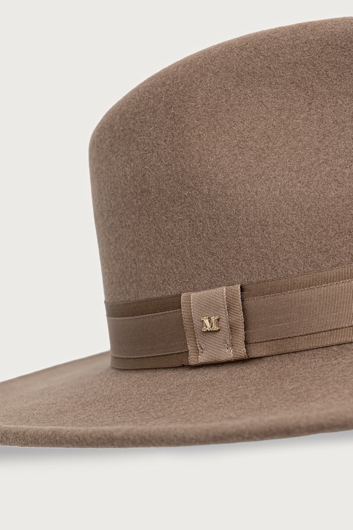 Akcesoria Max Mara kapelusz wełniany damski 2624576082600 beżowy