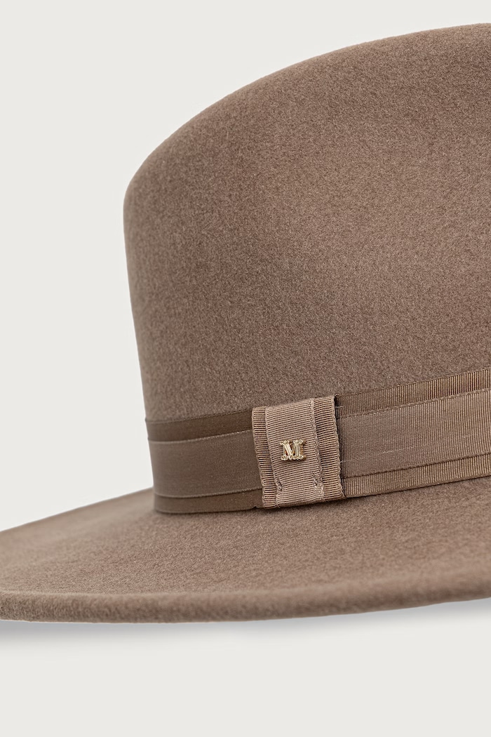 Akcesoria Max Mara kapelusz wełniany damski 2624576082600 beżowy