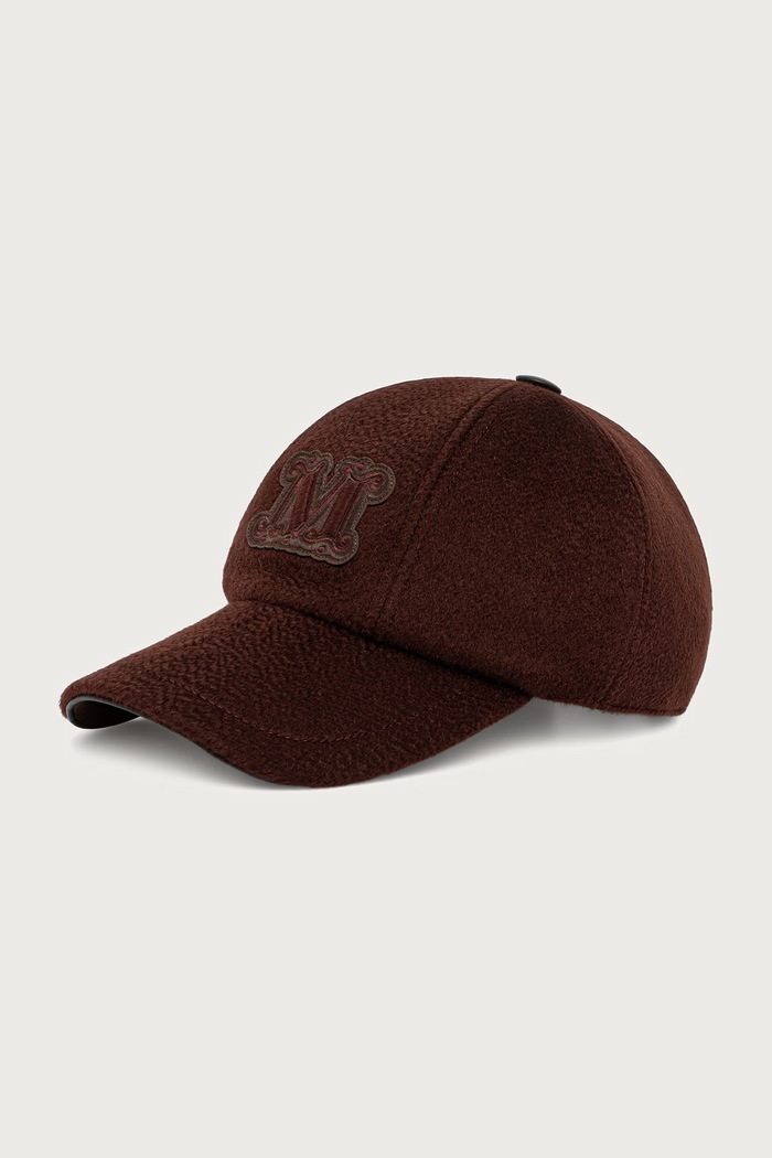 Max Mara baseball cap cashmere Women's brown 2624576022600