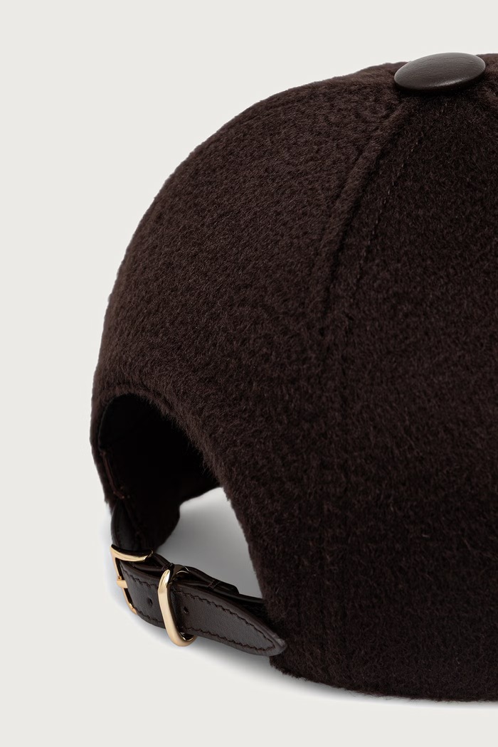 Accesorii Max Mara șapcă de baseball de cașmir pentru femei 2624576022600 maro
