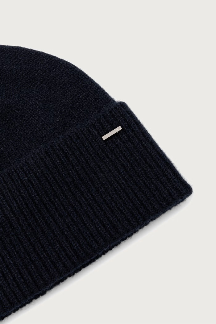 BOSS Шапка для женщин кашемировая Lonesta_hat 50549311 тёмно-синий AW26