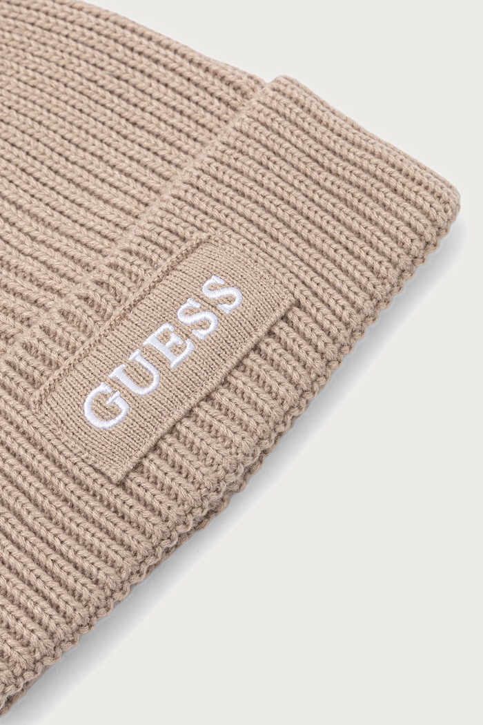 Guess Čiapka s brmbolcom dámska AMORETTE AW5650.WOL01 béžová AW26