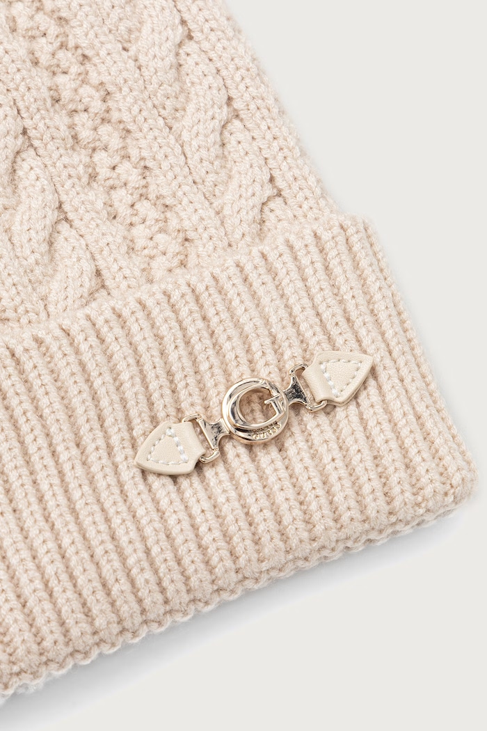 Guess Čiapka dámska FRANCES AW5646.WOL01 béžová AW26