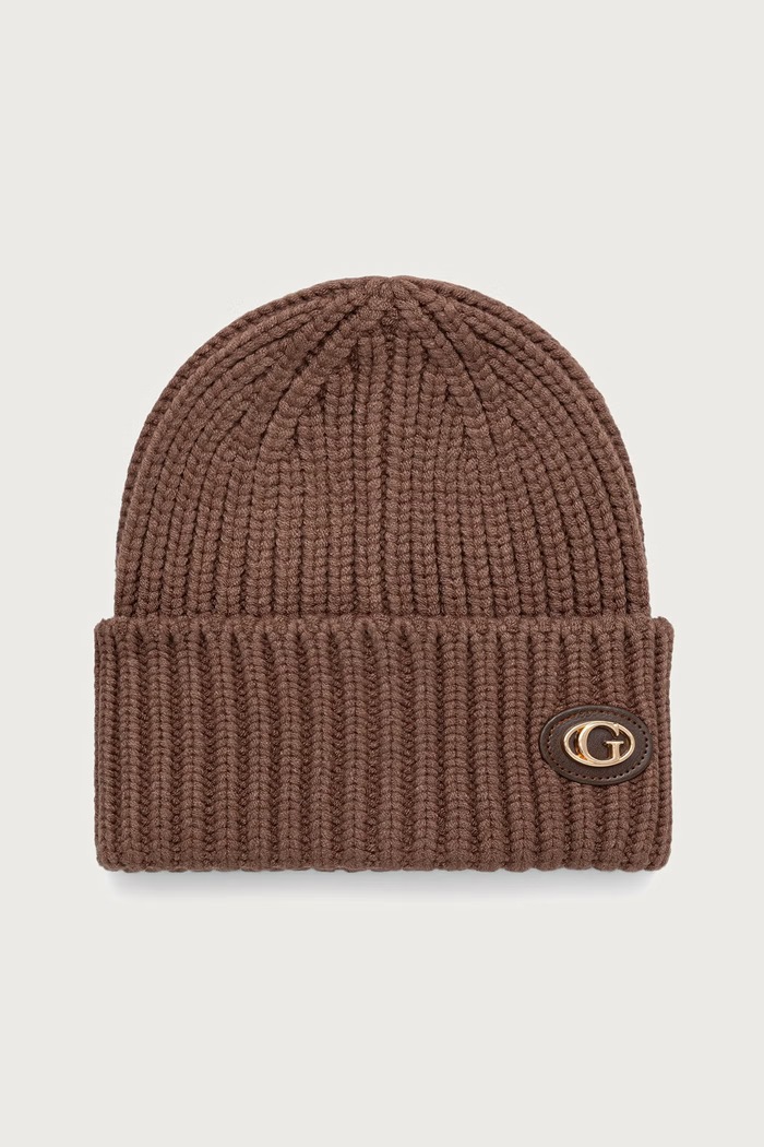 Guess Czapka damska brązowy AW5638.POL01