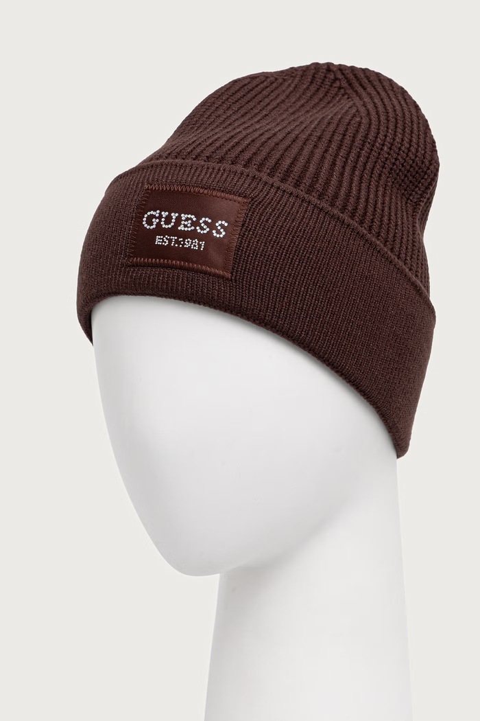 Guess Czapka damska AW5631.VIS01 brązowy AW26