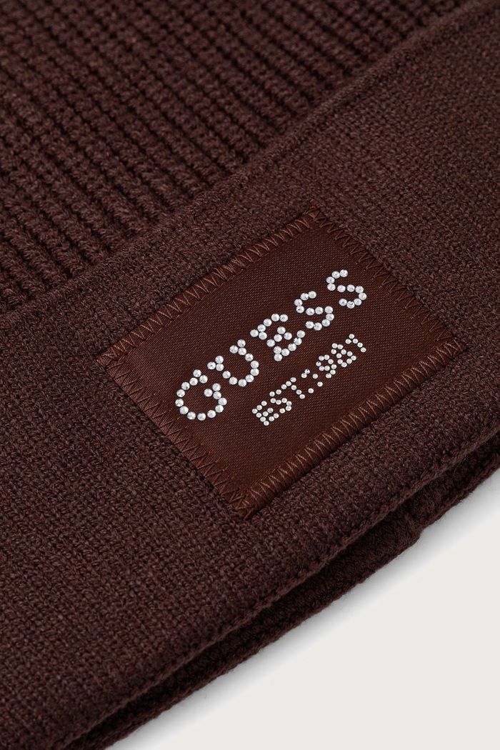 Akcesoria Guess Czapka damska AW5631.VIS01 brązowy