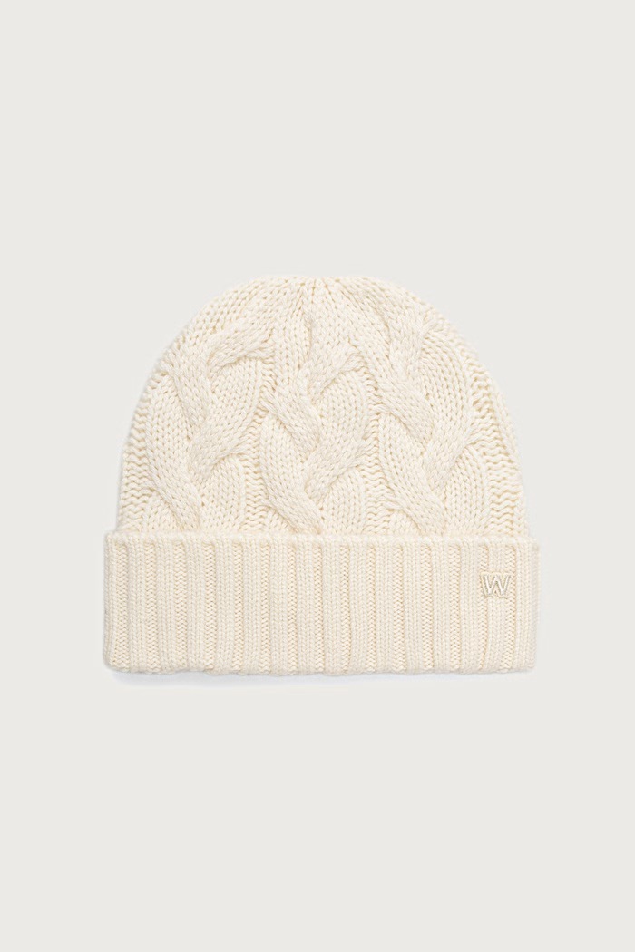 Weekend Max Mara Czapka beanie damska kaszmirowa WKAZAMPA beżowy 2625576015600