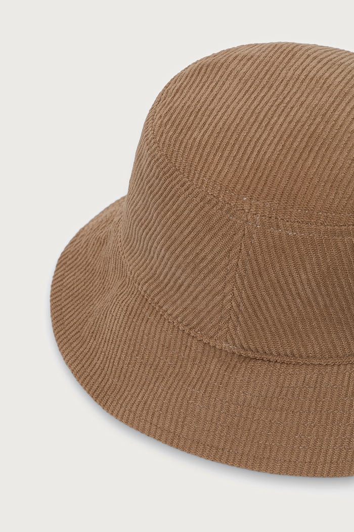 Tommy Jeans bucket klobouk dámský manšestrový AW0AW19267 béžová AW26