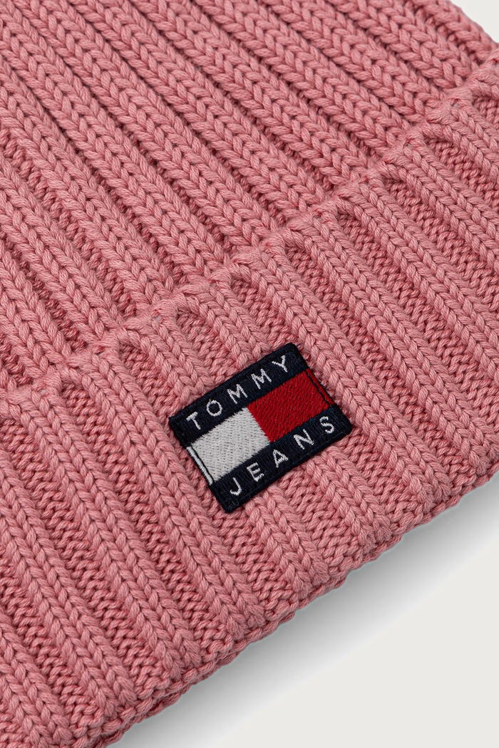 Tommy Jeans Kapa za žene od pamuka AW0AW18979 roza AW26