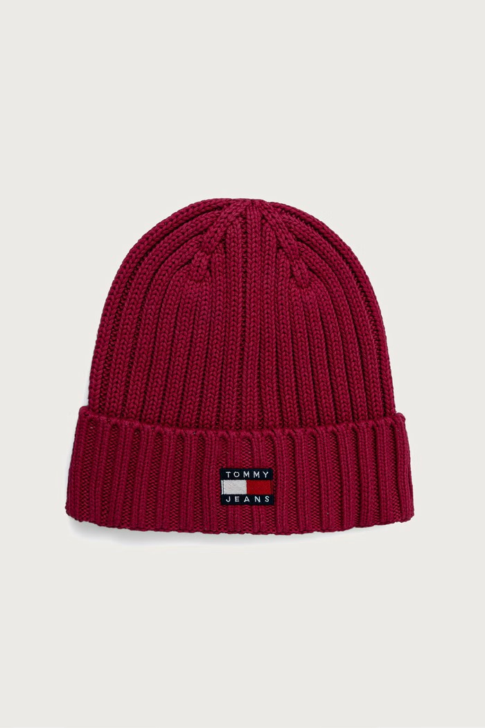 Tommy Jeans Kapa za žene od pamuka roza AW0AW18979