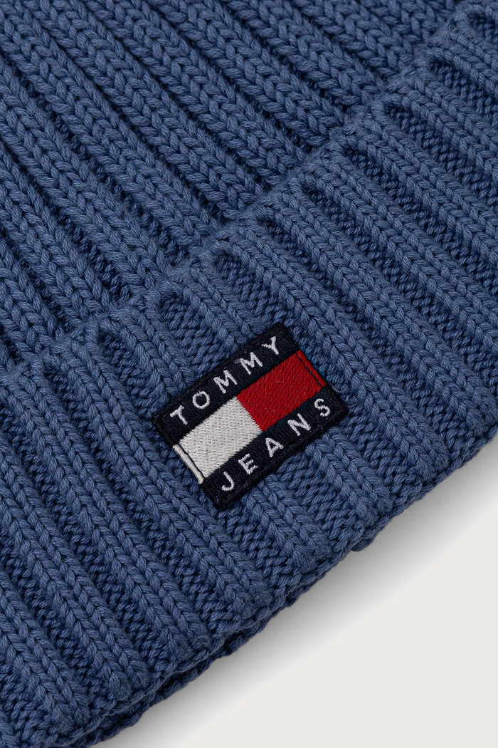 Tommy Jeans Kapa za žene od pamuka AW0AW18979 plava AW26