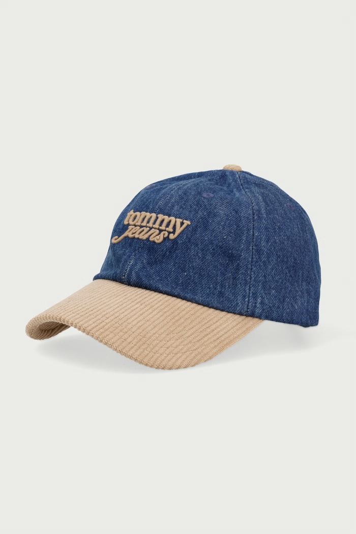 Tommy Jeans czapka z daszkiem damska granatowy AW0AW18975