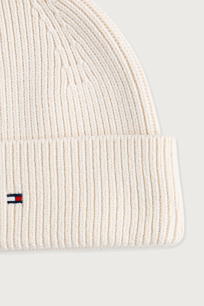 Kapa in šal ženska z dodatkom volne Tommy Hilfiger AW0AW19136 bež
