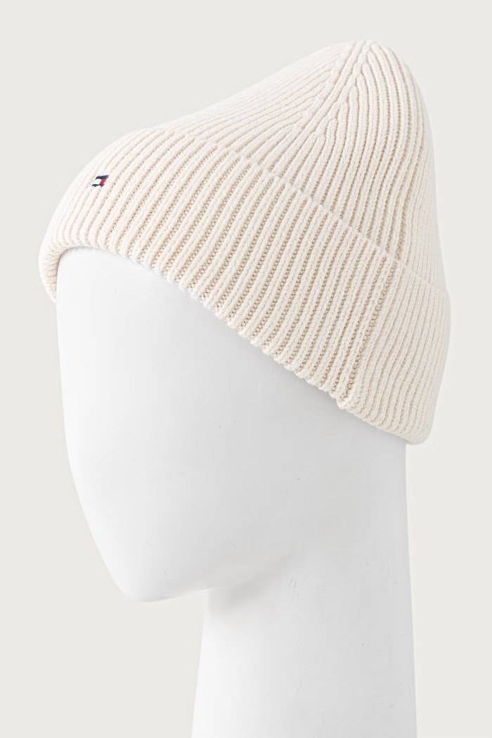Tommy Hilfiger Kapa in šal ženska z dodatkom volne AW0AW19136
