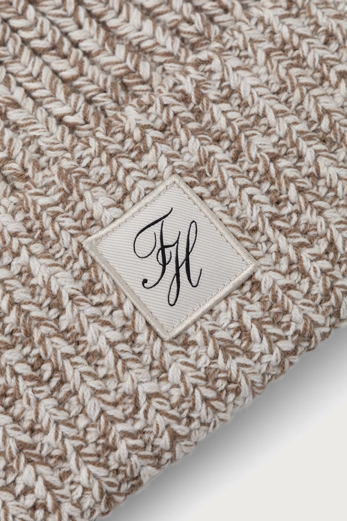 Dodatki Tommy Hilfiger Kapa ženska z bombažem AW0AW19106 bež