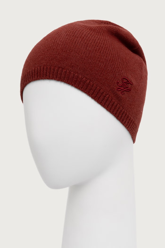 Tommy Hilfiger Kapa ženska volnena AW0AW19105 rdeča AW26