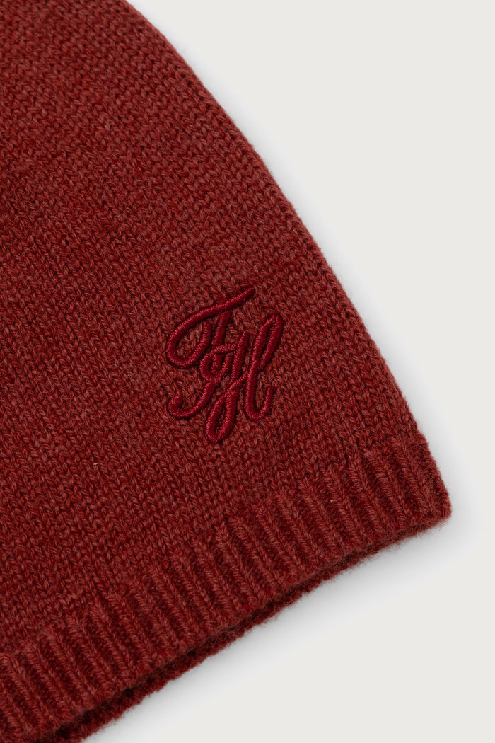 Dodatki Tommy Hilfiger Kapa ženska volnena AW0AW19105 rdeča
