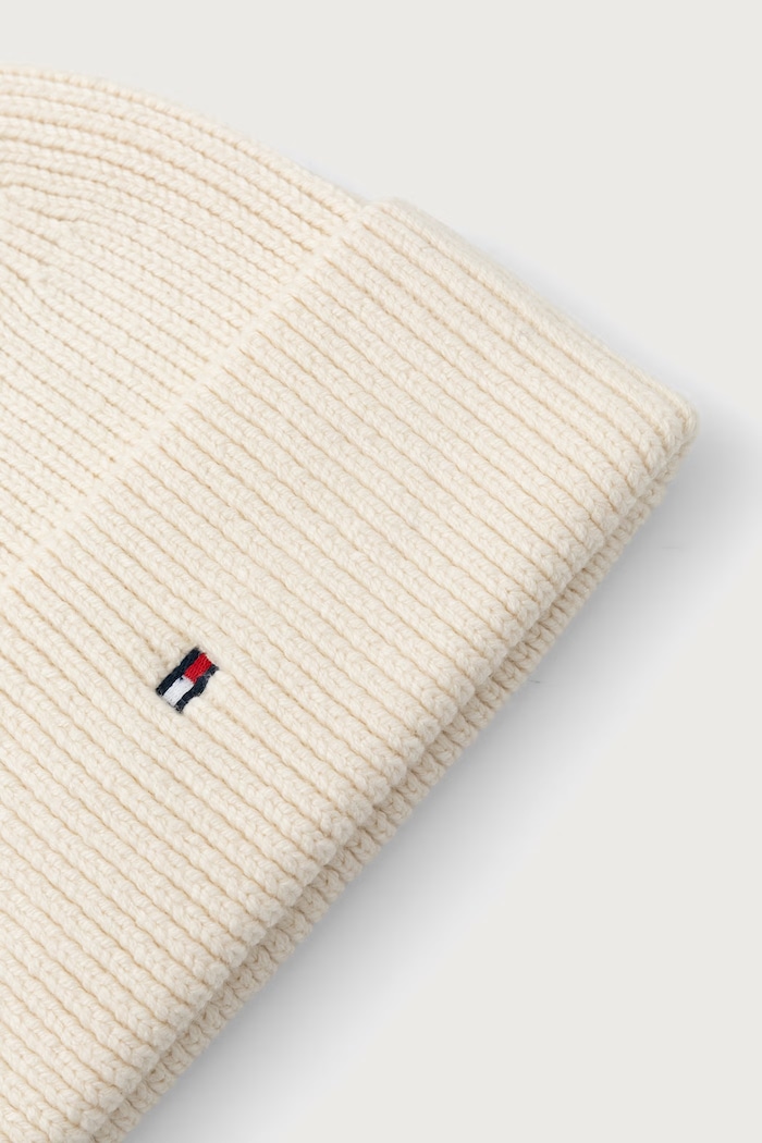 Dodaci Tommy Hilfiger Kapa za žene s dodatkom vune AW0AW19102 bež