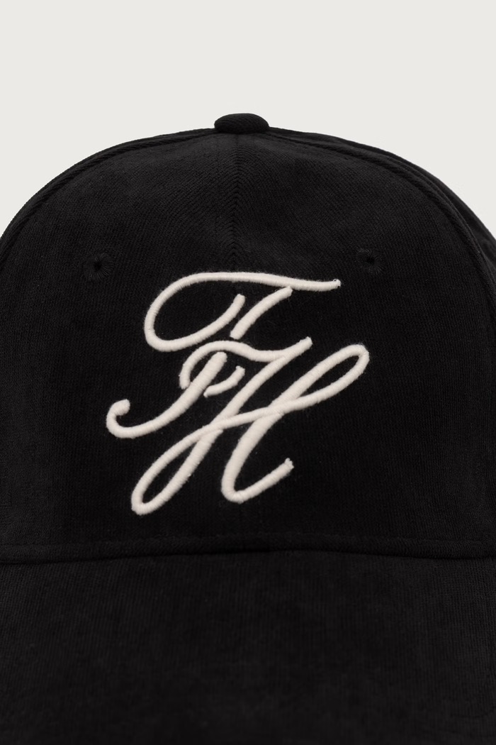 Tommy Hilfiger Šilterica ženska od samta AW0AW19099 crna AW26